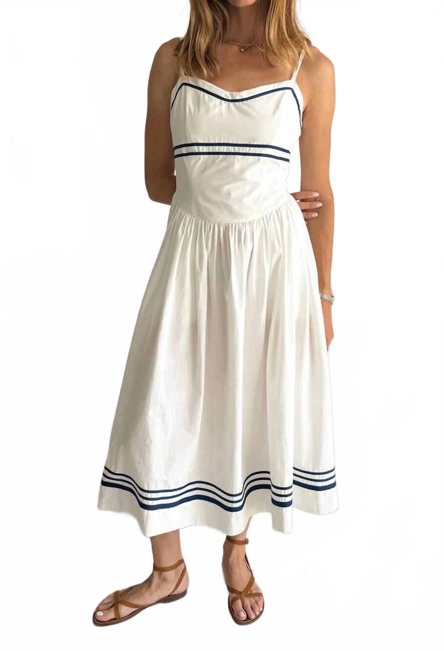 NEW CIAO LUCIA women's florencia dress in white